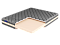 Матрас FOAM 10 LUX 200x200 19125 средней жесткости высотой 12 см